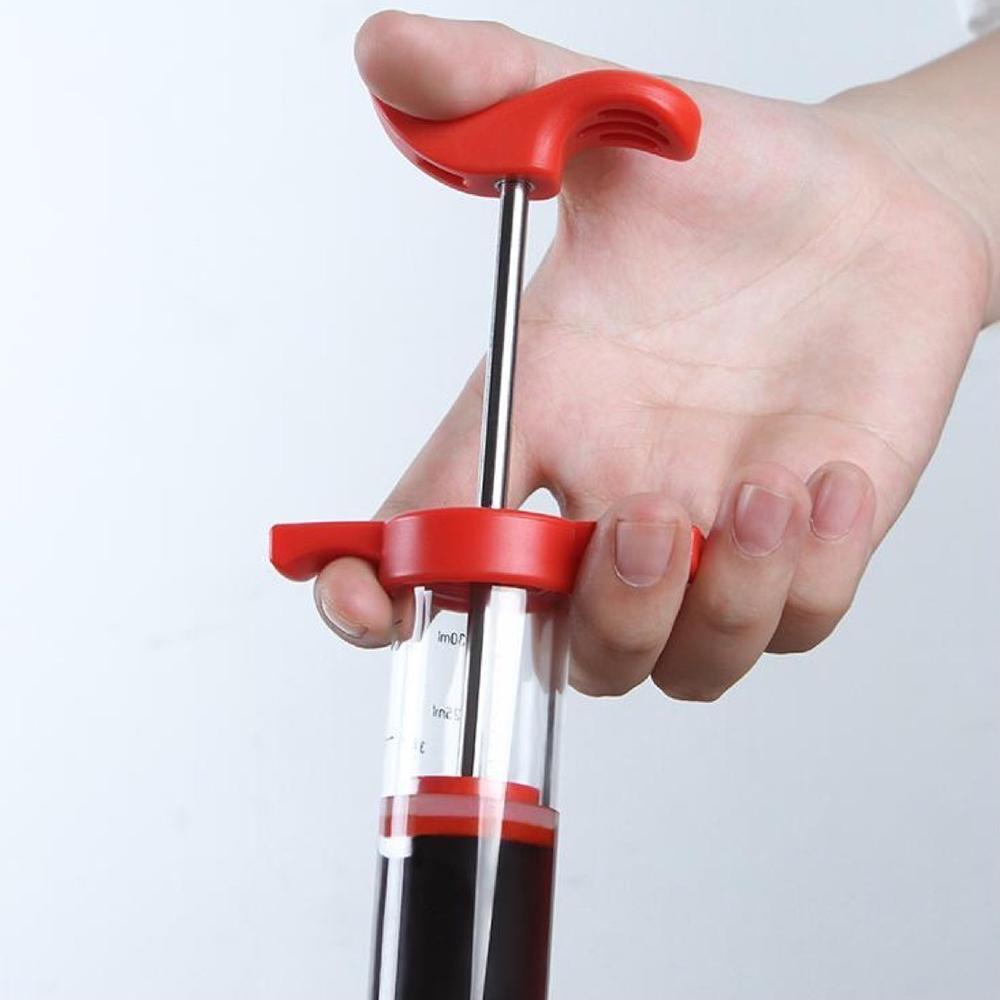 Turkey Syringe Food Grade PP Stainless Steel Needles Spice Syringe Set BBQ Meat Flavor Injector Kitchen Sauce Marinade Syringe