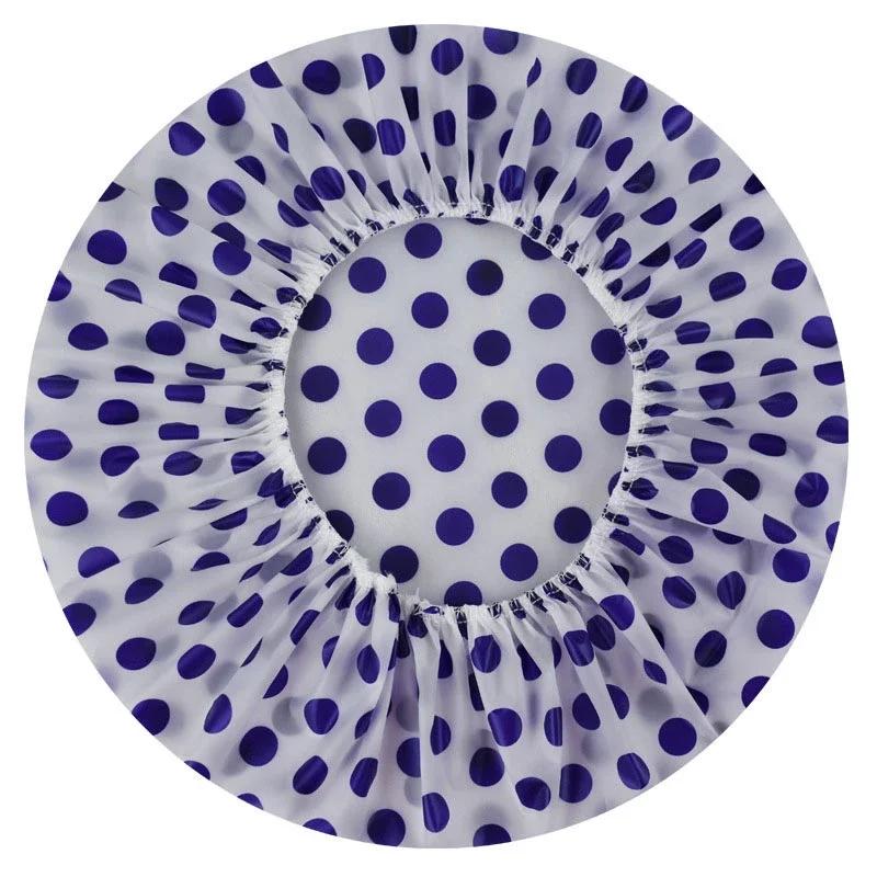 Shower Cap for Long Hair 1PC, 12inch Large size,Waterproof Washable Hair Caps for Women and Girls, Super Cute and Extra Large