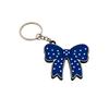 Creative Bow Shaped Keychain Bottle Opener Durable Metal Key Ring Practical Portable Design for Everyday Use and Easy Carrying