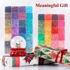 48-Color Soft Pottery Sheet Letter Bead Kit 6Mm Clay Bead Diy Jewelry Accessories Handmade Bracelet Beaded Material