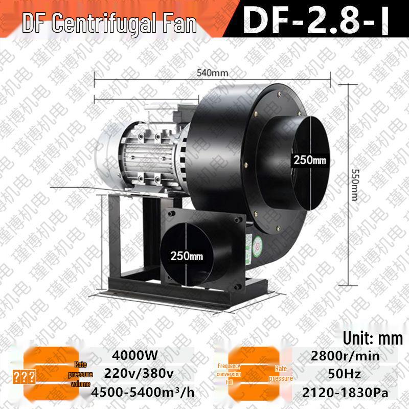 High-Power Multi-Winged Centrifugal Fan for Smoke Extraction and Dust Removal