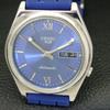 VINTAGE SEIKO 5 AUTOMATIC 7019A JAPAN MENS BLUE COLOR DIAL WATCH a500800-5 R154-a500800
