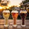 Large Capacity Beer Glass Soccer Trophy Glass 400/600ml Mug Heavy Duty Football Hercules Cup Mug Shaped Pint for Home Bar Gift Sports Fans