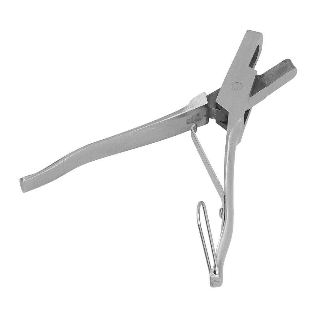 Clești pentru etichetă pentru urechi de porc, în formă de U, din oțel inoxidabil pentru urechi de animale, pentru echipamentul de creștere a animalelor