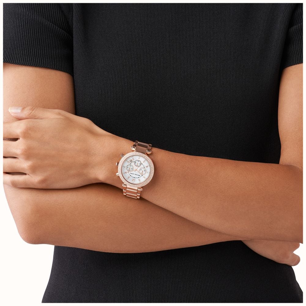Michael Kors MK5491 Orologio da donna Parker in oro rosa