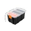 Hardware Box Electronic Components Box Clear Lid Tool Holder for Hardware Bolts