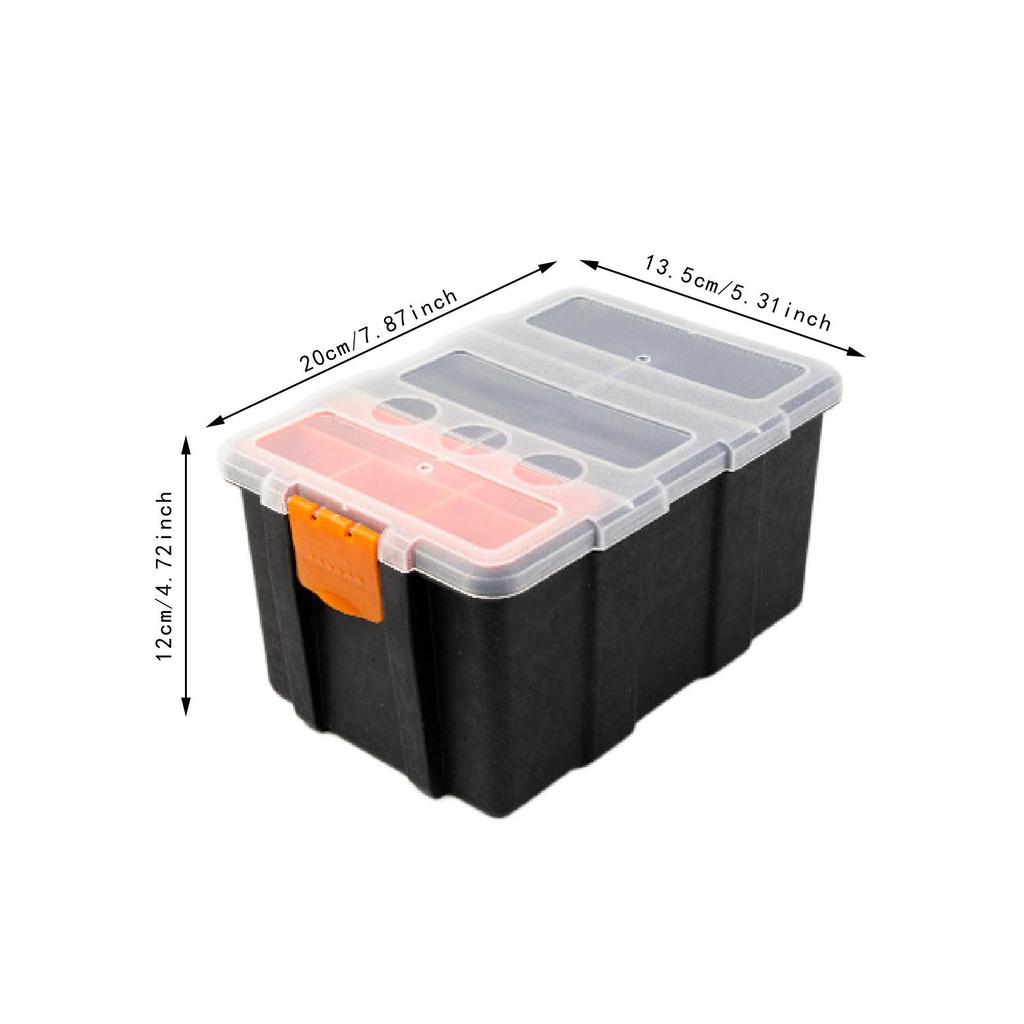 Hardware Box Electronic Components Box Clear Lid Tool Holder for Hardware Bolts