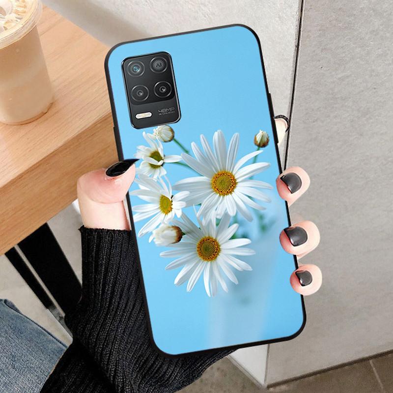 Für Realme 8 4G 5G Hülle 8 Pro Weiche Silikonhülle Für oppo Realme 8i RMX3151 Schwarzer Wolf Rückseite Für Realme 8Pro Handy Stoßfänger