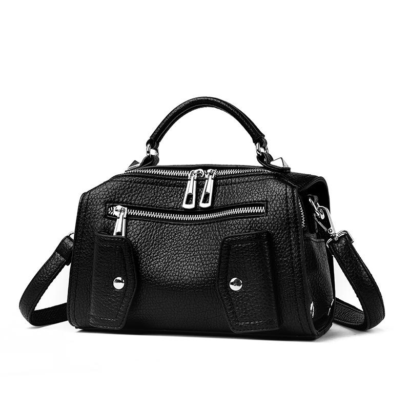 Сумка - Модная Женская Одноплечевая Сумка для Поездок на Работу - Трендовая Вместительная Сумка через Плечо чёрный