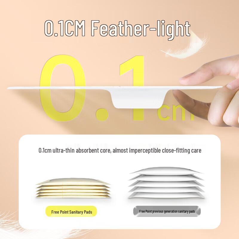 FREEMORE Mini Winged Light Sanitary Pads 190mm