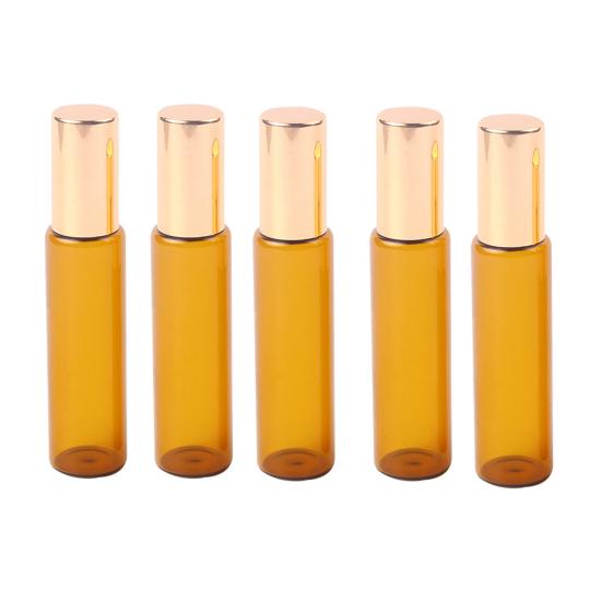 5 buc. Sticle de ulei esențial cu rolă, recipiente reîncărcabile pentru machiaj cu parfum