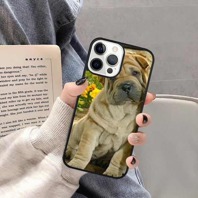 Чехол для телефона с изображением шарпея Мама Собака для iPhone 17 Air 16 16e 15 13 14 11 12 Pro Max Max Plus coque fundas Оболочка iPhone 13