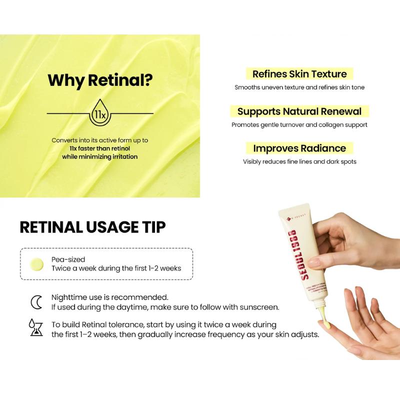 [K‑SECRET] Seoul 1988 Retinol Fermented Bean Eye Cream 30ml / 1.01 Fl.oz