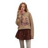 Women's Bohemian Chic Drop Shoulder Pullover Sweater