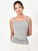 Rupa Bamboo Stretch Underwear for Yoga and Heather Size M Women's Camisole, Antibacterial, Odor-Resistant, Sports, Gray,
