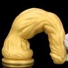 Zlatá silikonová měkká masturbační hůl Sexuální hračky simulační dildo Pussy Erotic Appliances