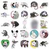 50 Cartoon Possum Stickers: Creative DIY Animal Decals for Journals and Cars