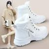 Fashion 2025 New Winter Thick-soled Women Sneakers Warm Plus Velvet Cotton Shoes Large Size 42 Height-increasing Platform Women's Shoes