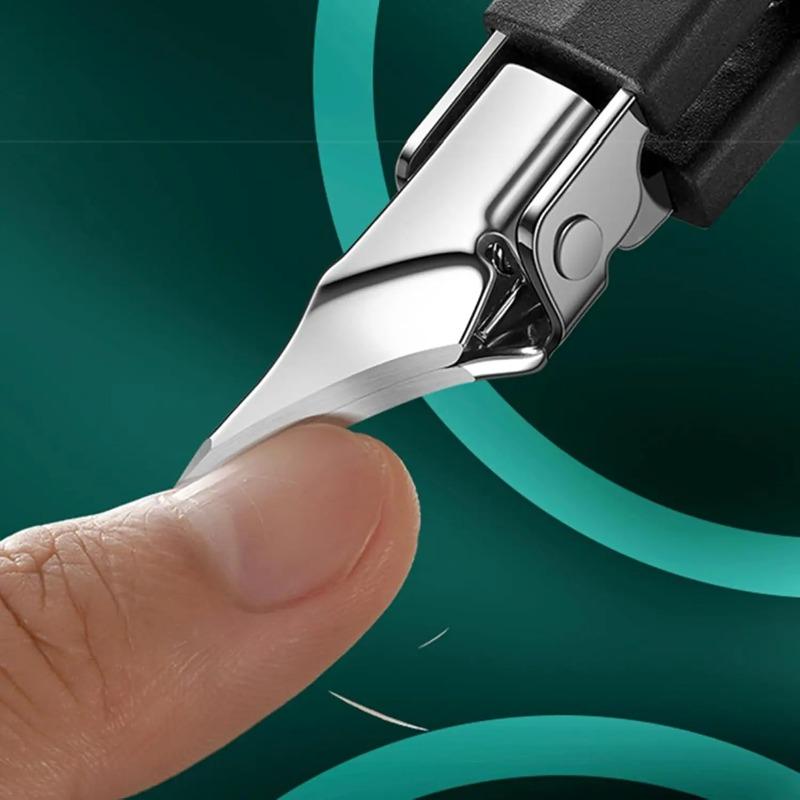 Diagonal Nail Clipper Set 3-Piece - Precision Eagle Beak Design for Fingernails & Toenails, Ergonomic Grooming Tool