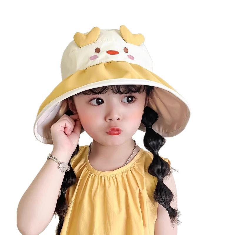 Kids' Wide Brim UV Protection Sun Visor Hat – Summer Lightweight Hat for Boys and Girls
