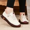 2026 New Spring Casual Women Shoes Platform Loafers  Lace Up Leather Flats Slip-On Mom Shoe