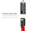 2.4A Fast Charging Key Chain Data Cable Lanyard USB Charger Cable For Android Type-C Support Data Transmission