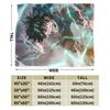 My Hero Academia Blankets Fleece Anime Warm Throw Blankets for Car Sofa Couch Bedroom Quilt