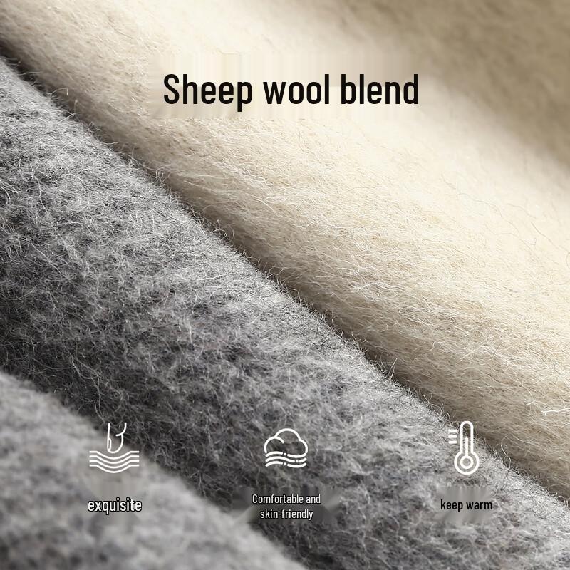 Women's Elegant Mid-length Wool Blend Coat
