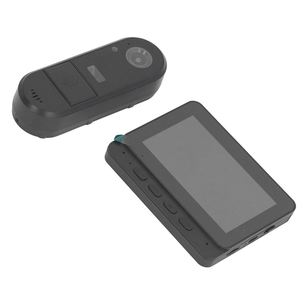 Video Doorbell WiFi 2 Way Intercom 8MP 1080P LED Night Vision Fill Light 170 Degrees  Viewing Angle Rechargeable with