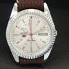 REFURBISHED SEIKO 5 AUTOMATIC 6309A JAPAN MENS VINTAGE SILVER WATCH a442833-1