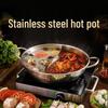 Renzhida 304 Stainless Steel Hot Pot with Lid