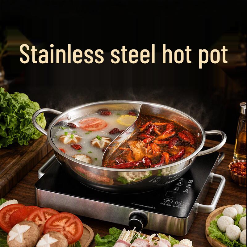 Renzhida 304 Stainless Steel Hot Pot with Lid
