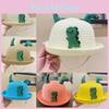 Cute Children's Bucket Hat Girls Summer Korean Sunscreen Baby Sun Hat Boys Dinosaur Cartoon Fisherman Hat