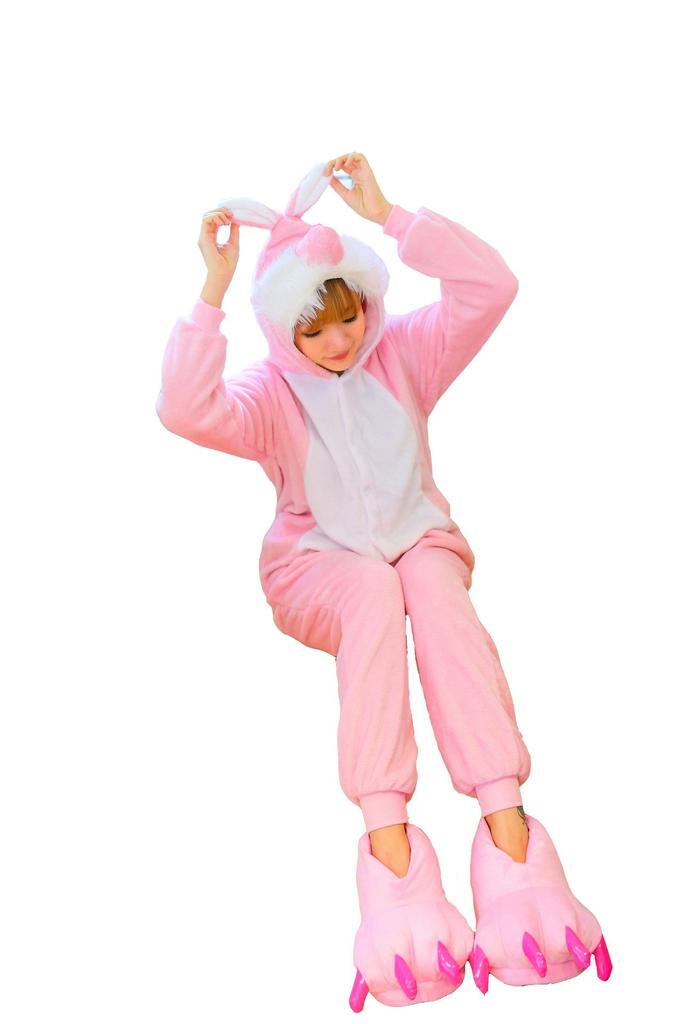 Rabbit Kigurumi Animal Kigurumi Pajamas Halloween (XL (181cm-190cm))