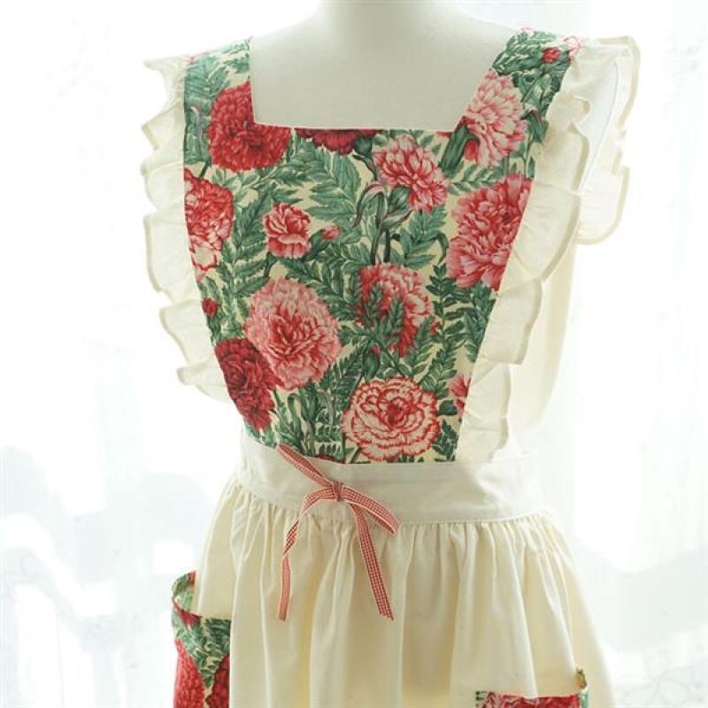 Girlish apron One color