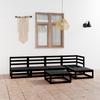 6 Pcs Garden Furniture Set Solid Pine Wood