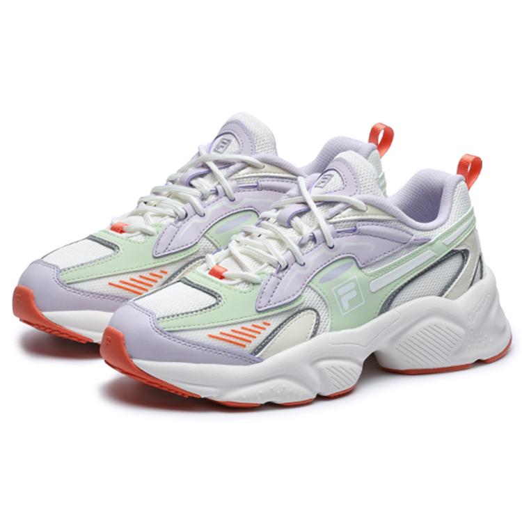 New FILA Wings Sneakers 'White Green Lilac' Women's F12W226118FWS