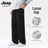 JEEP SPIRIT Men's Casual Straight-Leg Drawstring Pants