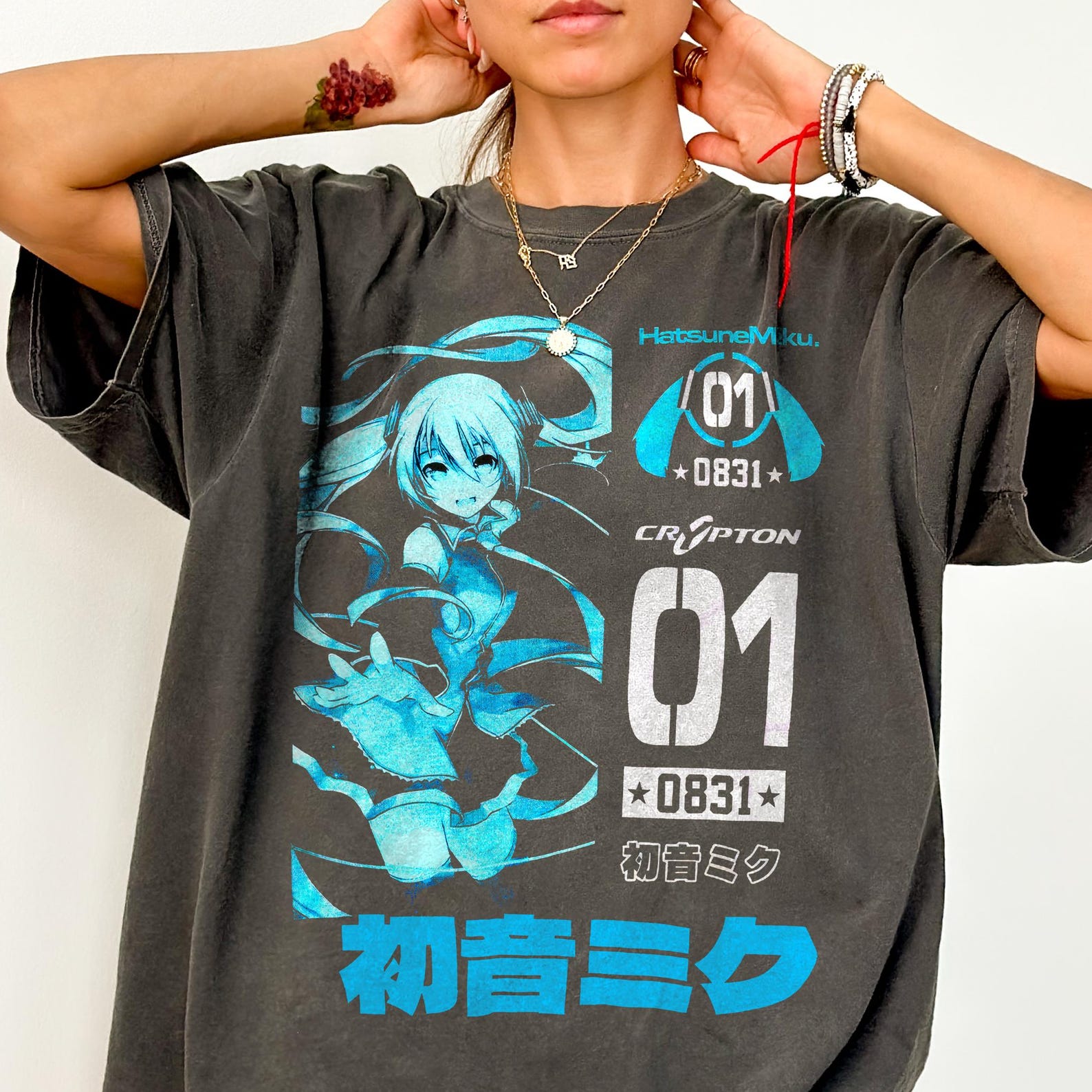 Comfort Colors® Hatsune Miku Shirt – Vocaloid Anime Tshirt,Hatsune Miku Merch,Vocaloid Sweatshirt 4XL