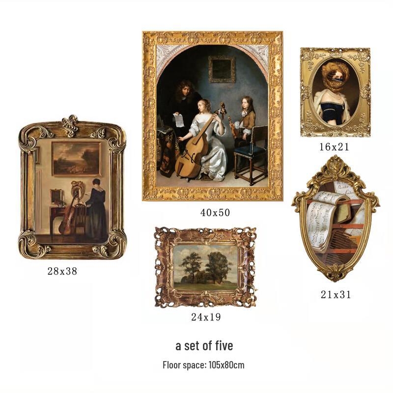 Beiduo Yang European Light Luxury Living Room Wall Art