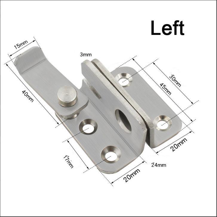 Stainless Steel Safety Hasp Door Lock For Bedroom Bathroom Door Windows Safety Door Locks Latch