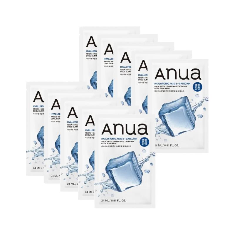 Anua 8 Hyaluronic Acid + Catechin Cool Slim Mask 24ml