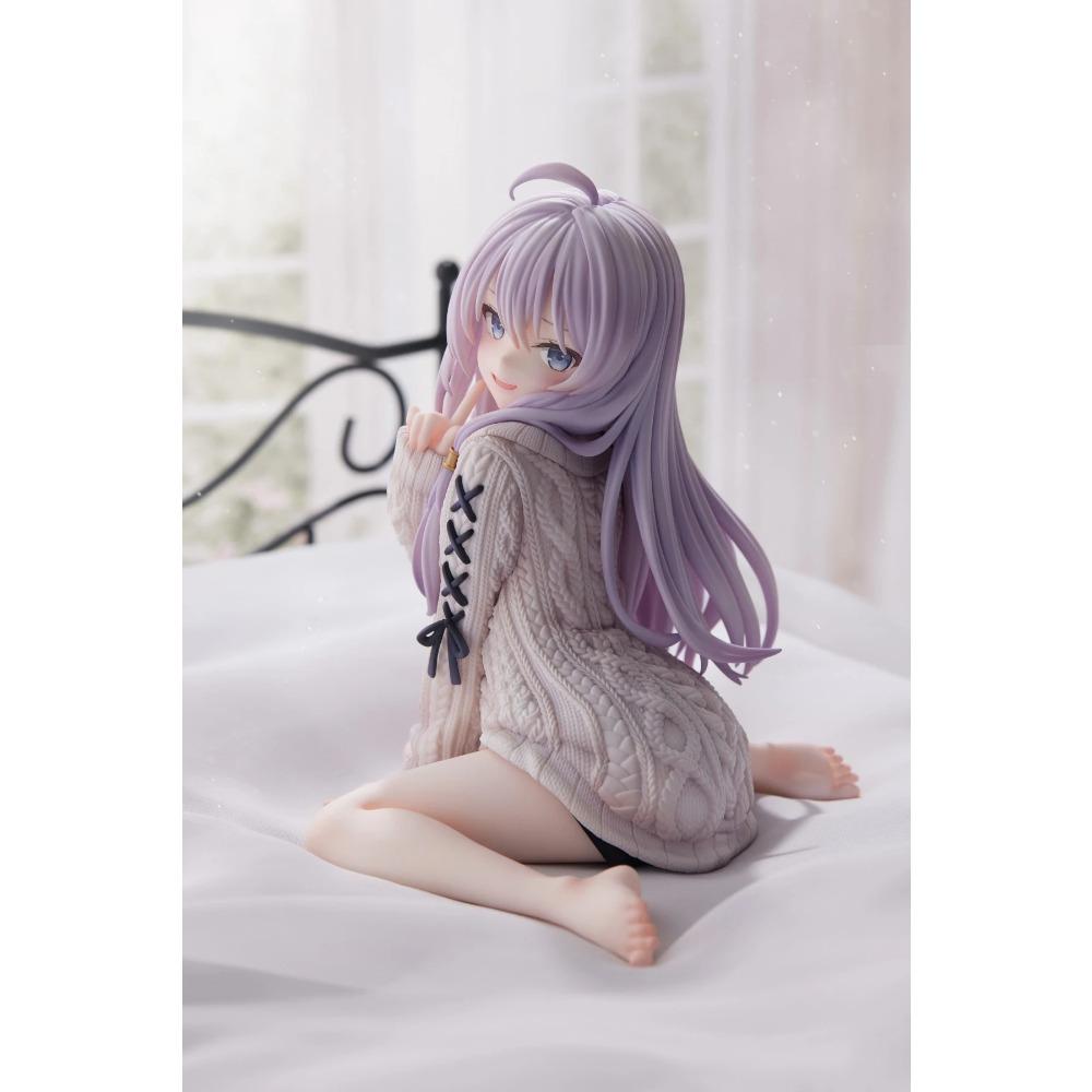 Anime Elaina Figure Sitting Pose Action Figure Kawaii Beautiful Elaina Model Desktop Ornaments Collection Child Toy Gifts 15cm