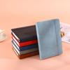 Thickened Solid Color Minimalist Imitation Leather Wireless Glue Binding Portable Business Office Meeting Record Gift Notepad