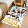 Messi Personalized Name Carpet Design for Dormitory Dining Room Entryway Game Room Anti-slip Rug Decorate Offices