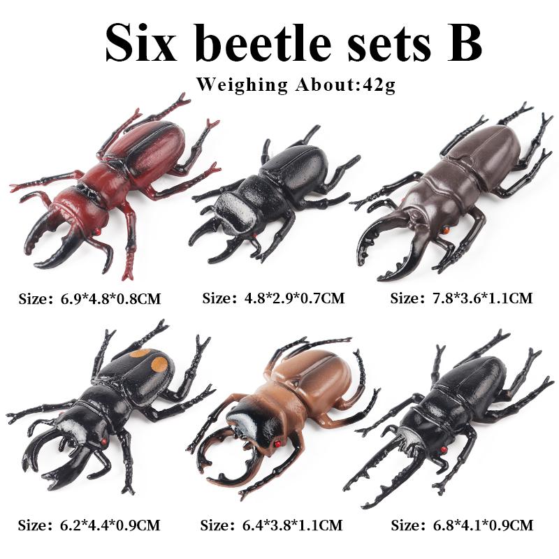 Oenux Mini Wild Wild Forest Animals Insect Dinosaur Model Owl Fox Squirrel Hedgehog Fox Frog Figurines Cake Toppers Kid Toy Gift