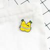 Cute Cartoon Couple Pear Hug Brooch - Trendy Love Badge