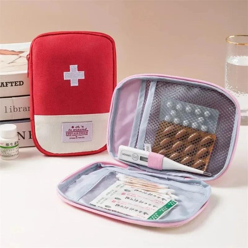 3Pcs Portable Multifunctional Medical Storage Bag – Camping & Travel First Aid Kit Organizer, Home & Outdoor Pill Case