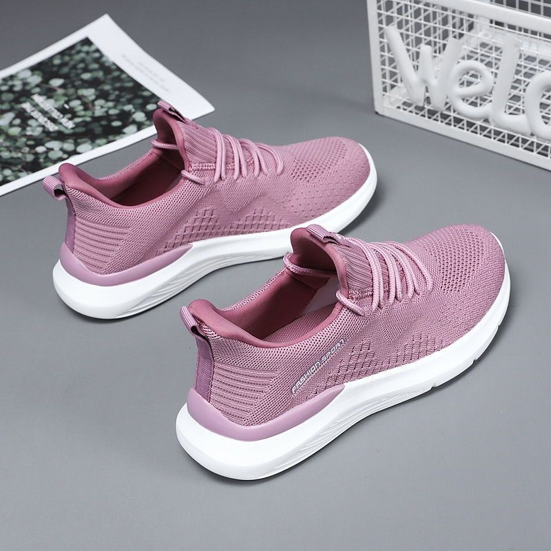 Spring and Autumn Mother Sports Shoes Middle-aged and Elderly Walking Shoes Non-slip Lightweight Soft-soled Shoes for The Elderly