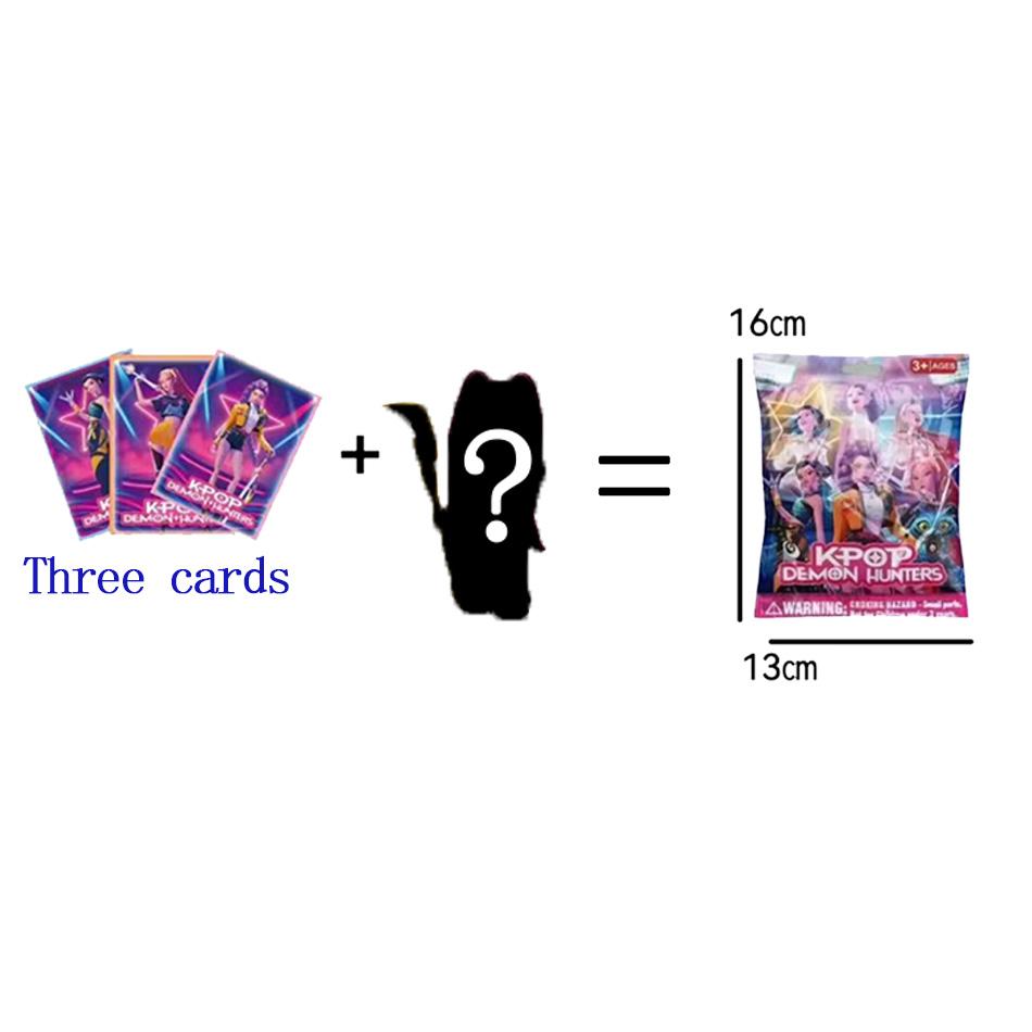 Anime Kpop Demon Hunters blind box Action Figure Ranimeumi Mira Zoey Sussy Phone Decor Model for Kids gift